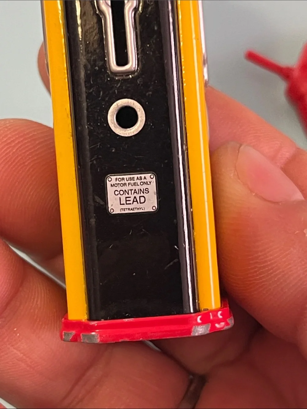 Yellow Toy Gas Pump with Red Gas Can - Kids Vehicles